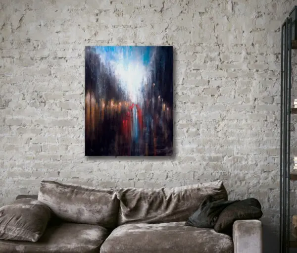 Paris Rain - Canvas Print - Image 2