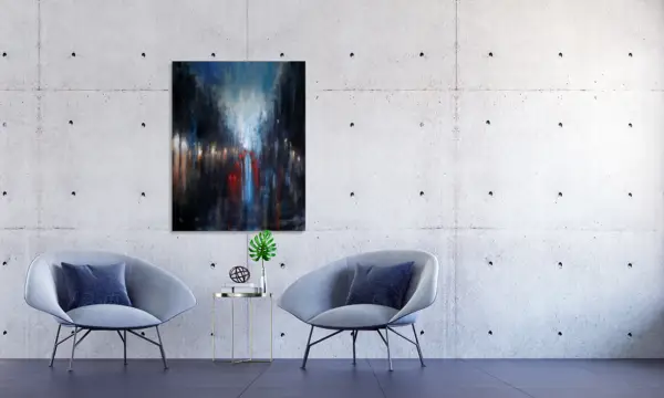 Paris Rain - Canvas Print - Image 7