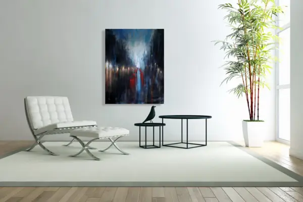 Paris Rain - Canvas Print - Image 5